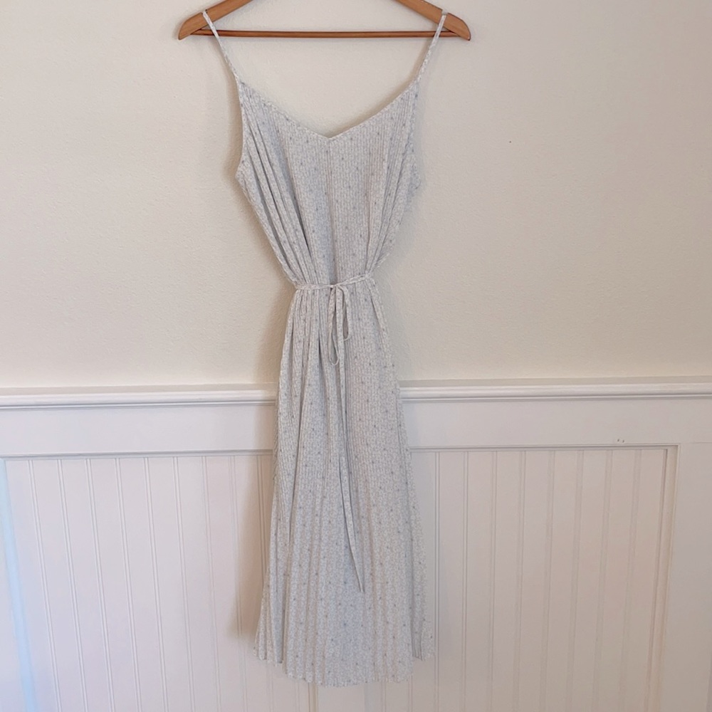 Abercrombie & Fitch blue midi dress size XL